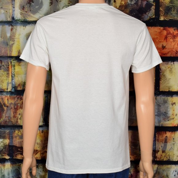 Men's Gorilla Biscuits Hardcore Band "Time Flies" White Short Sleeve T-Shirt - Picture 2 of 4